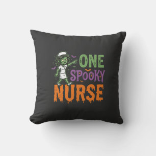 One Spooky Nurse Halloween Design (2)_1 Cushion