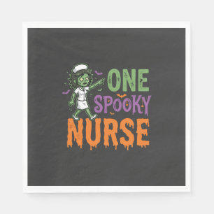 One Spooky Nurse Halloween Design (2)_1 Napkin