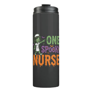 One Spooky Nurse Halloween Design (2)_1 Thermal Tumbler