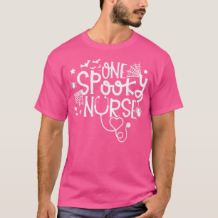 One Spooky Nurse Shirt Funny Stethoscope Halloween