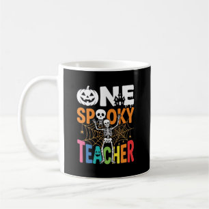 One Spooky Teacher Halloween Design_1 Coffee Mug