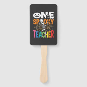 One Spooky Teacher Halloween Design_1 Hand Fan