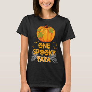 One Spooky Yaya  Family Halloween Costume Matching T-Shirt