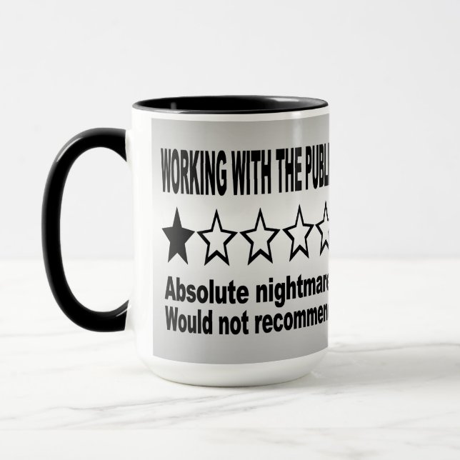 One Star Review  Mug (Left)