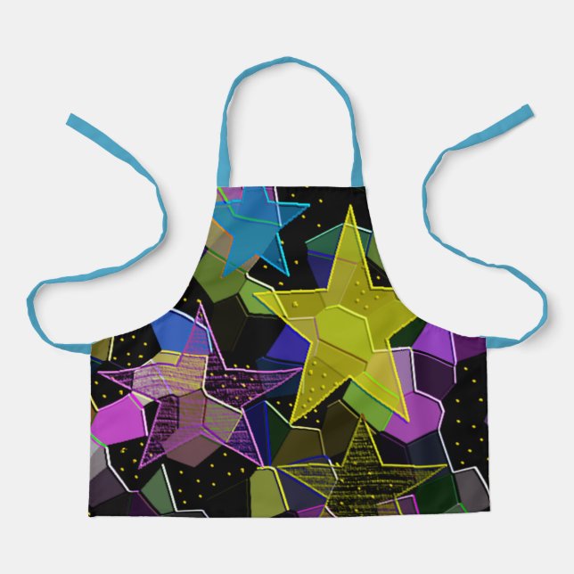 "One Starry Night" All-Over Print Apron (Front)