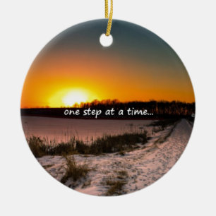 One Step at a Time Ceramic Tree Decoration
