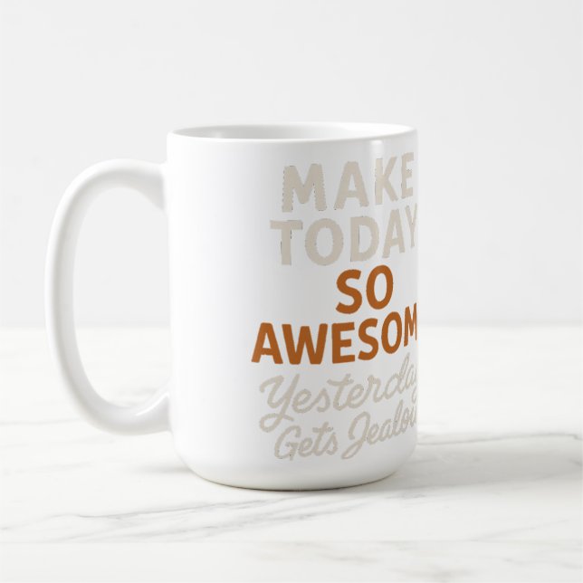 One Step at a Time - Motivational Quote Coffee Mug (Left)