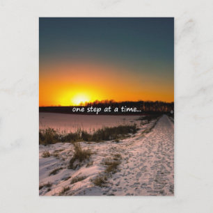 One Step at a Time Postcard