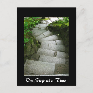 One Step at a Time Postcard