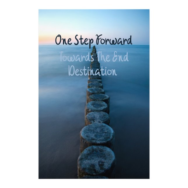 One Step Forward Towards The End Destination -   Photo Print (Front)