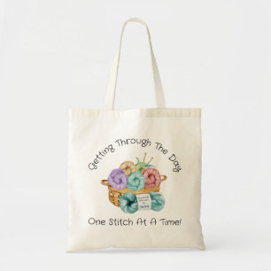One Stitch At A Time Personalised Tote Bag
