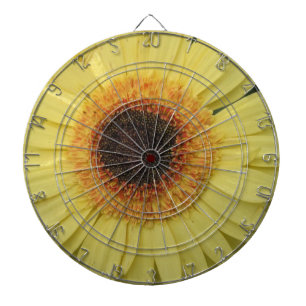 One Sunburst Flower Dartboard
