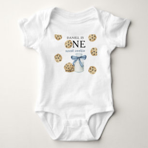 One Sweet Cookie and Milk First Birthday   Baby Bodysuit