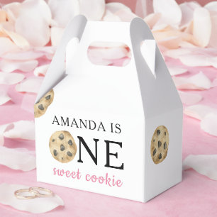 One Sweet Cookie and Milk Girl First Birthday   Favour Box