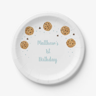 One Sweet Cookie First Birthday Paper Plate