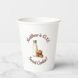 One Sweet Cookie! First Birthday Party Paper Cups