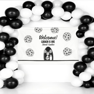One Sweet Cookie Mouse First Birthday Banner