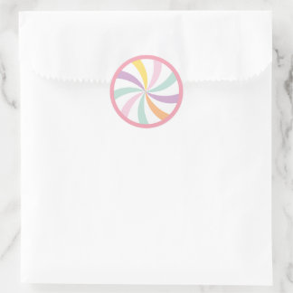 One Sweet First Birthday favor bag Sticker 