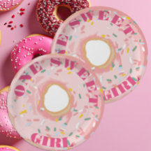 One Sweet Girl Pastel Unicorn Doughnuts Birthday