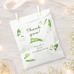 One Sweet Pea First Birthday Favour Bags