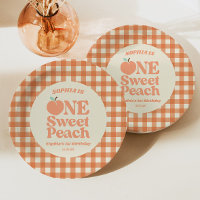 One Sweet Peach Orange First 1st Birthday Party