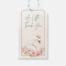 One Sweet Swan Gift Tag