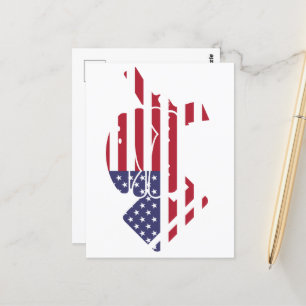 One Swipe One Bite One Round Food Guns Debts USA Postcard