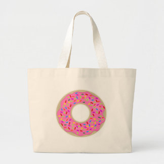 One Tasty Donut Large Tote Bag