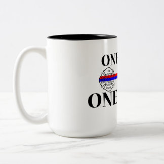 One Team One Fight Two-Tone Coffee Mug