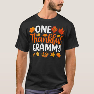 One Thankful Funny Fall Autumn Thanksgiving T-Shirt