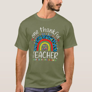 One Thankful Teacher Hispanic Heritage Month Count T-Shirt