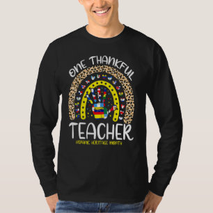 One Thankful Teacher Hispanic Heritage Month Count T-Shirt