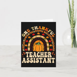 One Thankful Teacher Istant - Thanksgiving Teachin Card