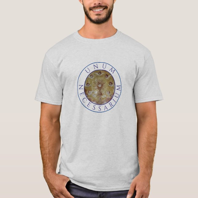 one thing necessary monstrance catholic shirt (Front)