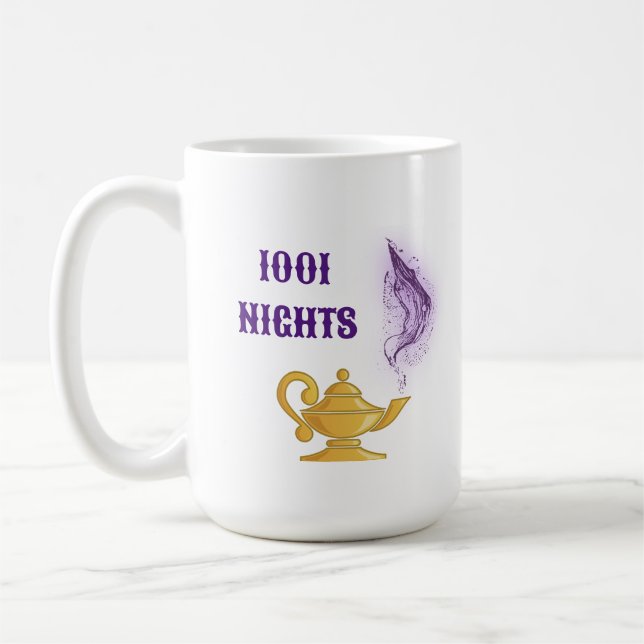 One Thousand and One Nights Aladdin Magic Genie Coffee Mug (Left)