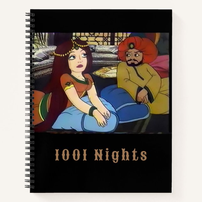 One Thousand and One Nights Scheherazade Stories Notebook (Front)