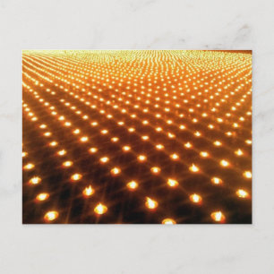 One thousand candles postcard