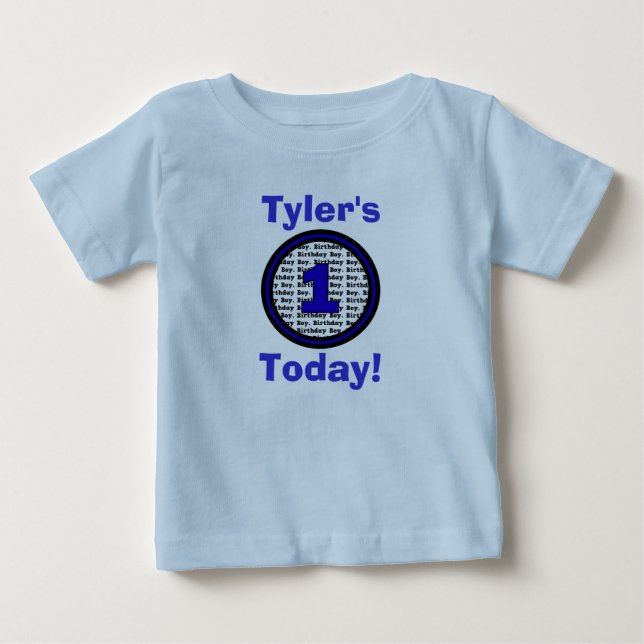 One Today Birthday Shirt (Front)