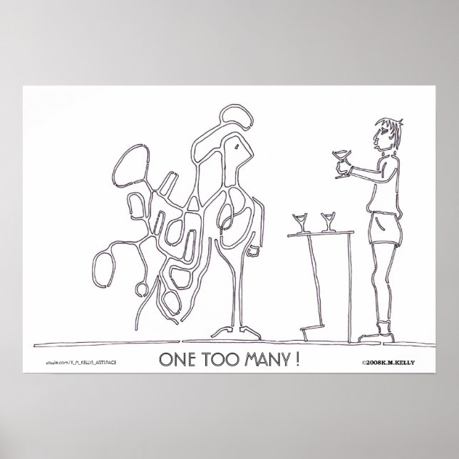 ONE TOO MANY ! POSTER (Front)