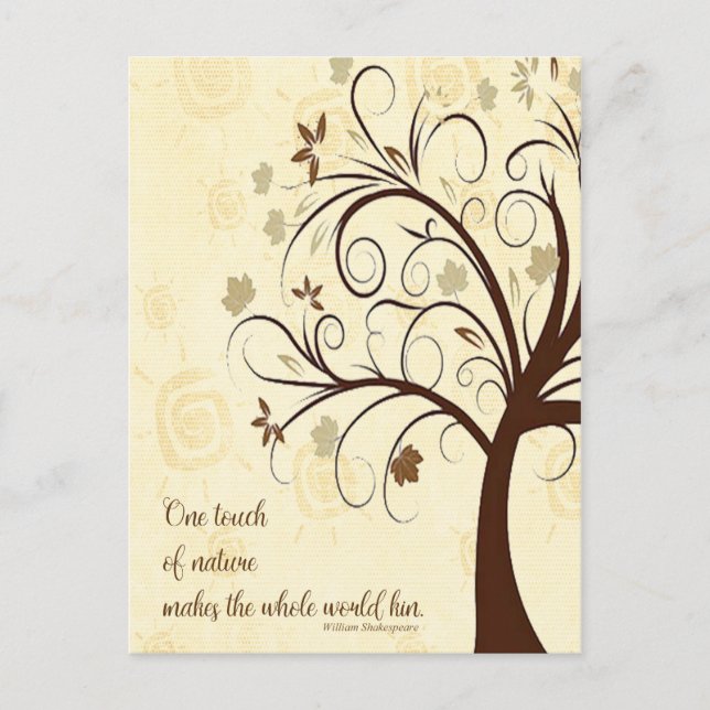 One Touch of Nature Makes the Whole World Kin Postcard (Front)