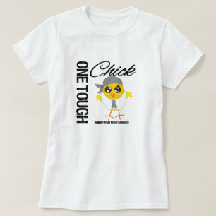 One Tough Chick Brain Tumour Warrior T-Shirt