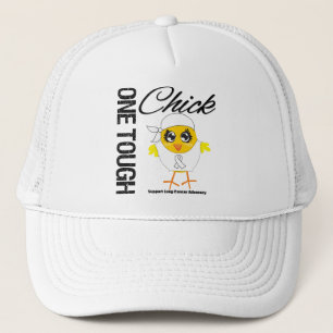 One Tough Chick Lung Cancer Warrior Trucker Hat