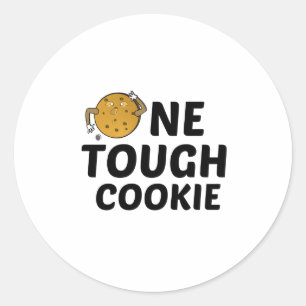 ONE TOUGH COOKIE CLASSIC ROUND STICKER