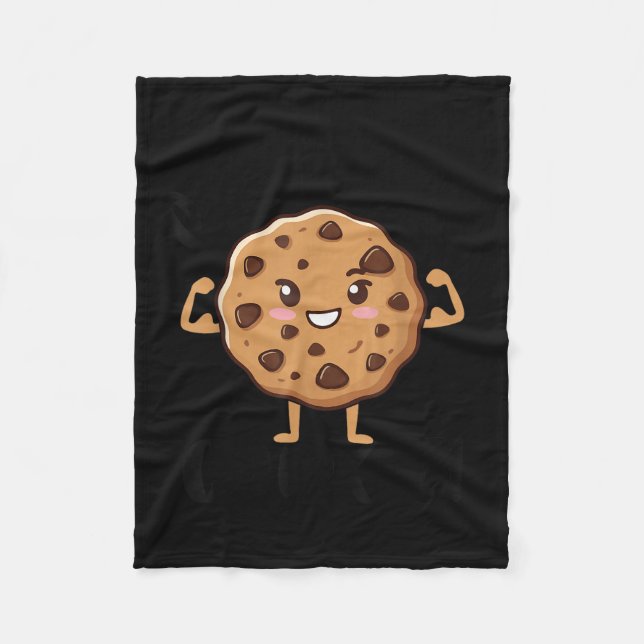 One Tough Cookie  Fleece Blanket (Front)
