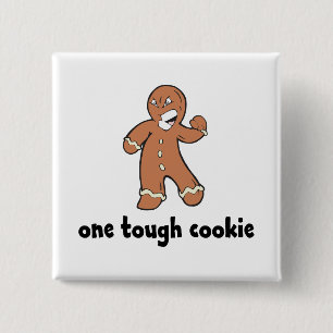 One Tough Cookie Kids 15 Cm Square Badge