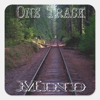 One Track Mind Sticker
