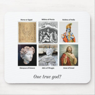 One true god? mouse mat