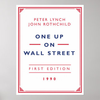 One Up On Wall Street - Peter Lynch Poster