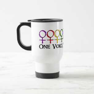 One Voice, Many Votes Travel Mug