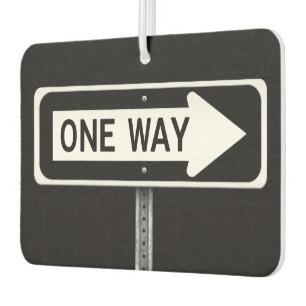One way car air freshener